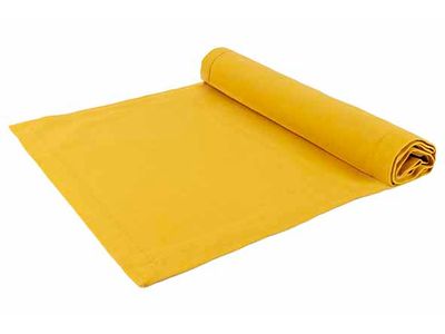 Tafelloper Essenza Mosterd 40x150cm Kato En 210gsm