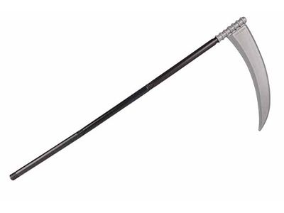 Hakbijl Zwart Grijs 33x3xh92,5cm Kunst Stof