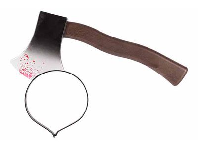 Diadeem Axe Zwart 28cm Kunststof 