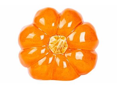 Pompoen Oranje 13x12xh12cm Porselein 