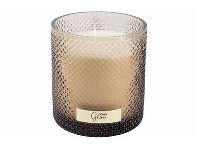 Geurkaars 1200g Pure Amber Transparant 1 4x14xh15cm Glas 240h