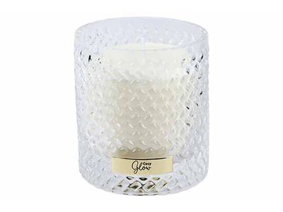 Geurkaars 260g Libre Transparant 8,5x8,5 Xh9,5cm Glas 50h