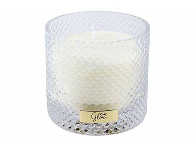 Geurkaars 600g Libre Transparant 12x12xh 11cm Glas 120h