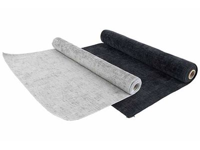 Tafelloper Set18 2ass Zwart Grijs 35x150 Cm Fluweel 12 Grijs 6 Zwart