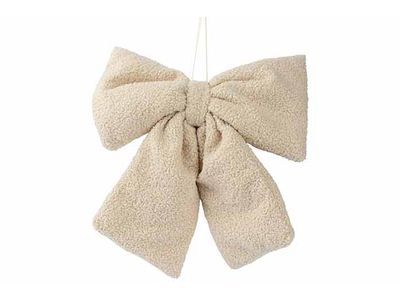 Hanger Strik Wool Creme 35x7xh38cm Polye Ster
