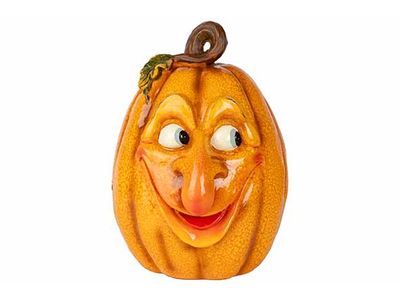 Pompoen Fun Oranje 30x26xh37cm Magnesium 