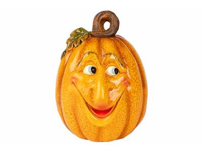 Pompoen Fun Oranje 15x17xh20cm Keramiek 