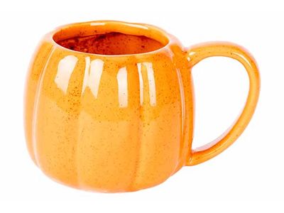 Mug Pumpkin Oranje 14x10xh8cm Porselein 