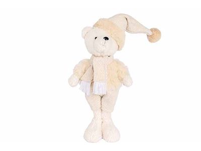 Beer  Boy Standing  Creme 16x12xh40cm Te Xtiel