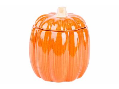 Pompoen Pot Ribble Oranje 12,5x12,5xh14c M Porselein