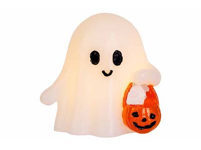 Ledlicht Ghost Candle Wit 7x6xh7cm Incl 1 Cr2032 Batt