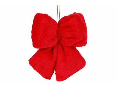 Hanger Strik Rood 21x7xh30cm Pluche 