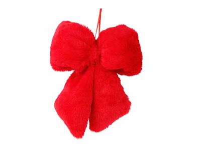 Hanger Strik Rood 17x5xh23cm Pluche 