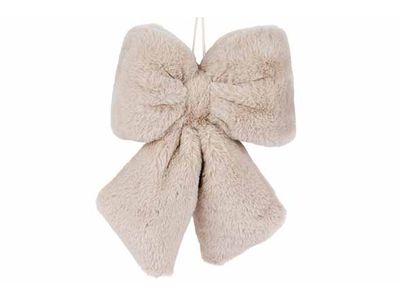 Hanger Strik Taupe 21x7xh30cm Pluche 