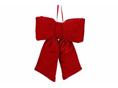Hanger Strik Bordeaux 36x7xh28cm Fluweel 