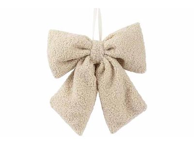 Hanger Strik Wool Creme 15x3xh17cm Polye Ster