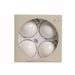 Kerstbal Set4 Pearl Inwit D8cm Glas  