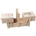 Cosy @ Home Naaikoffer Hart 33x16,5xh21cm Hout 