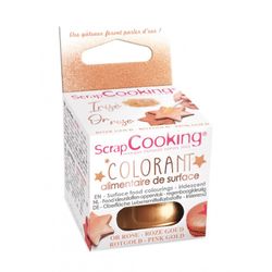 ScrapCooking Colorant alimentaire en poudre cuivre 5G 