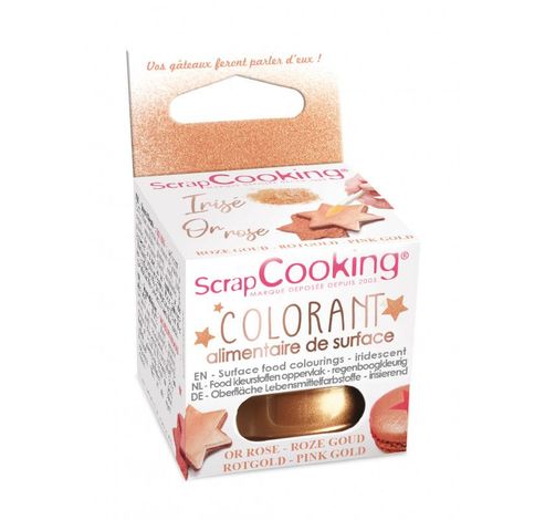 Colorant alimentaire en poudre cuivre 5G  ScrapCooking