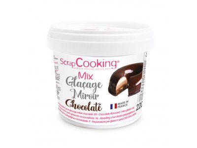 Chocolade spiegelglazuur 220g