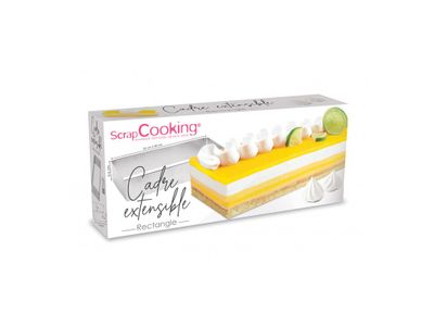 Rechthoekig roestvrijstalen bakframe - verstelbaar