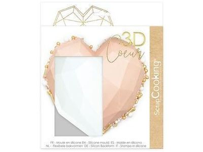 VORM SILICONE 3D HART DIAMANT 17,5CM EV4