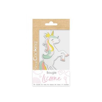 BOUGIE XXL LICORNE UE8  ScrapCooking