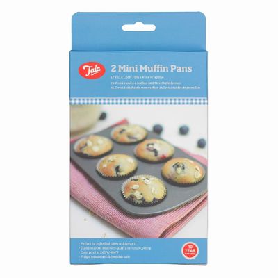 Muffin-bakplaat mini 6-dlg. Everyday set 2st  Tala