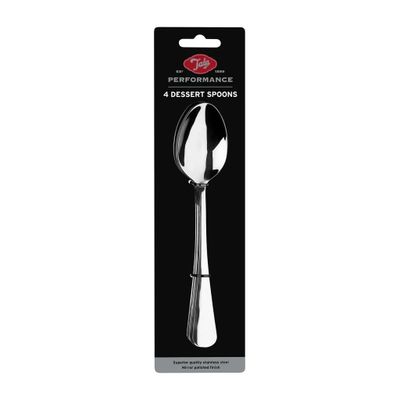 Dessertlepels performance inox - set van 4st.  Tala