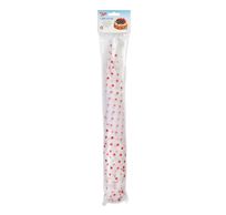 Afdekstolp met verluchting in rode dots 40.5cm 