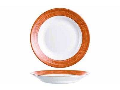 Brush Assiette Creuse Set6 Terracotta D22,5cm