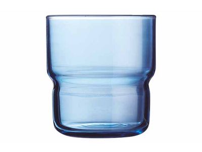 Log Brush Glas Set6 Blue Jean 22cl 