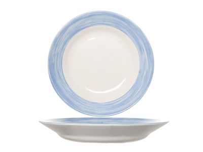 Brush Blauw Diep Bord 22,5cm 