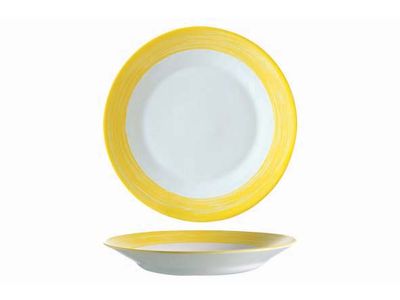 Brush Geel Diep Bord 22,5cm 