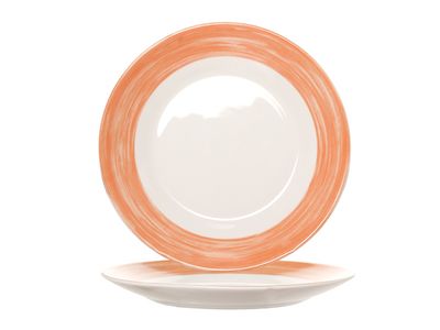Brush Oranje Dessertbord 19cm 