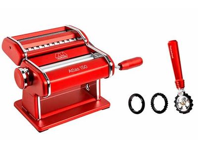 Atlas Set Pates - Machine Pates Rouge 150mm Et Coupe-pâtes
