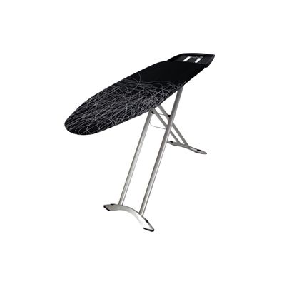 Table A Repasser Primera Plus Pro 125x41 Black Metalic Iron Rest+rack 