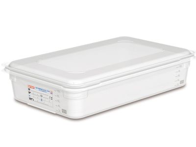 Food Tray Diep M.deksel Gn1-1 13l 53x32, 5xh10cm Trgastroven