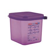 Airtight Food Cont Gn1-6 Purper 2,6l 17. 6x16,2x15cm Polypropyleen 