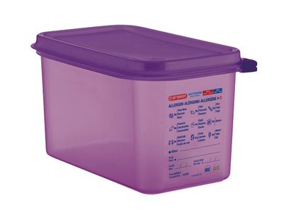 Airtight Food Cont Gn1-4 Purper 4,3l 26. 5x16.2x15cm Polypropyleen