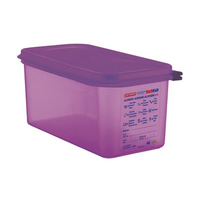 Airtight Food Cont Gn1-3 Purper 6l 32.5x 17.6x15cm Polypropyleen 