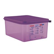 Airtight Food Cont Gn1-2 Purper 10l 32.5 X26.5x15cm Polypropyleen 