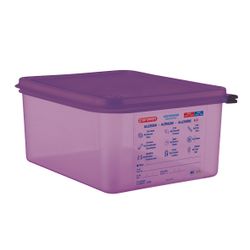 Araven Airtight Food Cont Gn1-2 Purper 10l 32.5 X26.5x15cm Polypropyleen 