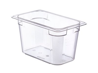 Basic Vershouddoos Gn1-4 H15cm 3.8l Pc Zonder Deksel 26.5x16.2cm Transparant