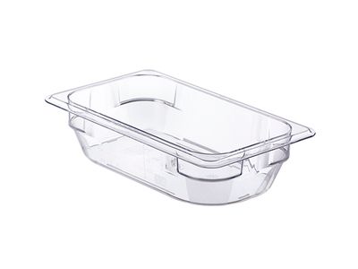 Basic Vershouddoos Gn1-4 H6.5cm 1.7l Pc Zonder Deksel 26.5x16.2cm Transparant