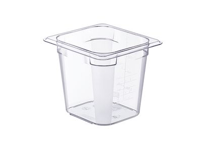 Basic Vershouddoos Gn1-6 H15cm 2.3l Pc Zonder Deksel 17.6x16.2cm Transparant