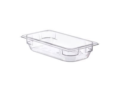 Basic Vershouddoos Gn1-3 H6.5cm 2.4l Pc Zonder Deksel 32.5x17.6cm Transparant