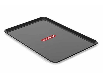 Dienblad Zwart Plat 28x19x1.2cm Rechthoek