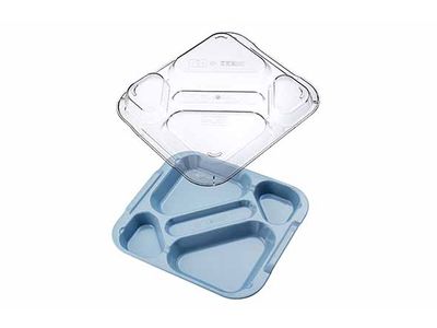 Dienblad 5 Vaks Blauw 37x33,4xh7,8cm 